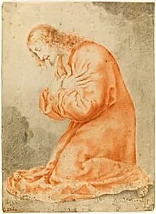 Christ Kneeling by Carlo Dolci