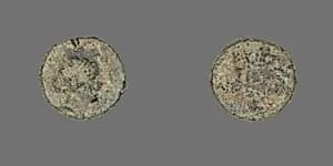 Coin Depicting the Amazon Cyme by Ancient Greek