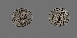 Coin Portraying Emperor Aurelian by Ancient Roman