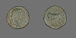 Coin Portraying Emperor Gallienus by Ancient Roman