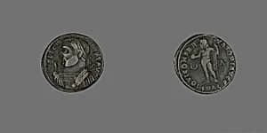 Coin Portraying Emperor Licinius by Ancient Roman