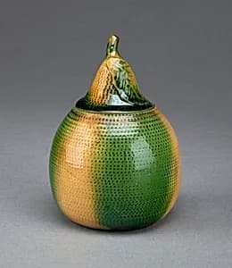 Container in the shape of a pear by Unknown