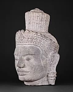 Crowned Head by Khmer