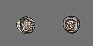 Drachm (Coin) Depicting Lion by Ancient Greek