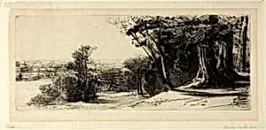 Early Morning, Richmond Park by Francis Seymour Haden