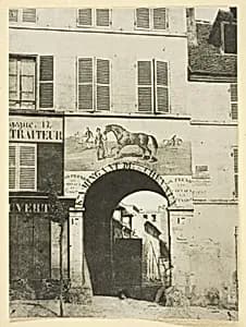 Enseigne d'un Marchand de Chevaux by Hippolyte Bayard