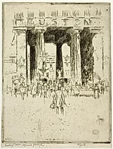 Euston by Joseph Pennell