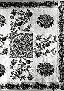 Floral Medallion Quilt by Unknown