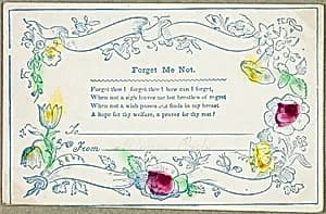 Forget Me Not (valentine) by Unknown