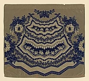 Fragment of a Woman's Skirt Flounce by Unknown