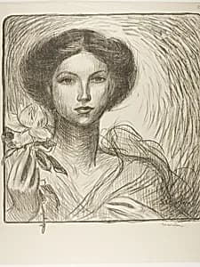 French art Exhibition in Krefeld by Théophile-Alexandre Pierre Steinlen