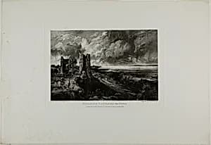 Hadleigh Castle Near the Nore by David Lucas