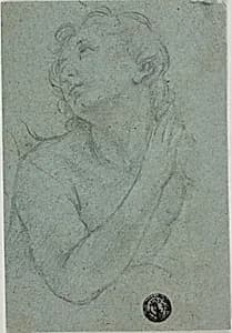 Half-Length Praying Figure