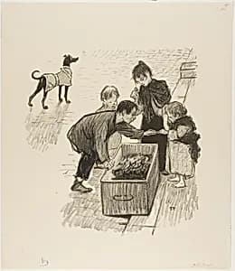 High society! by Théophile-Alexandre Pierre Steinlen