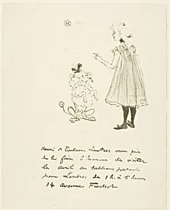 Invitation to an Exhibition by Henri de Toulouse-Lautrec