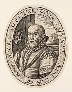 Jan van Broekhoven by Hendrick Goltzius