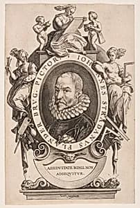 Johannes Stradanus by Hendrick Goltzius