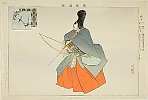 Kagetsu, from the series "Pictures of No Performances (Nogaku Zue)" by Tsukioka Kôgyo