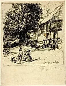 Kew Side, A Fragment by Francis Seymour Haden