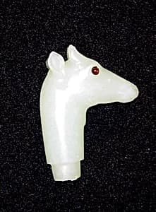 Knife Hilt with Deer-Head Pommel by Unknown
