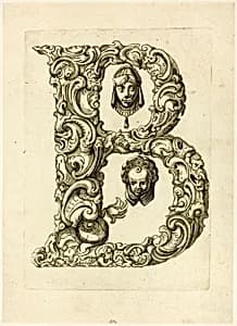 Letter B by Peter Aubry