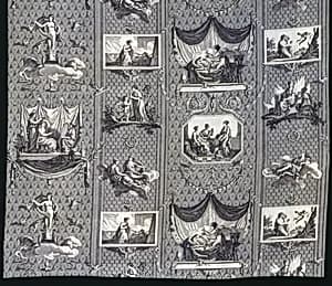 L'Historie de Psyche (The Story of Psyche) (Furnishing Fabric) by Jean Baptiste Huet