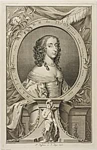 Maria, Wife of Willem II of Orange by Jacobus Houbraken