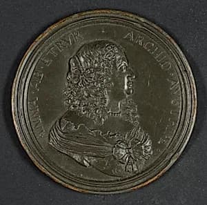 Medal Depicting Anna de' Medici (1616–1660) by Antonio Francesco Selvi