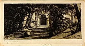 Mytton Hall by Francis Seymour Haden