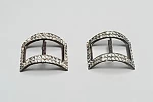 Pair of Shoe Buckles by Unknown