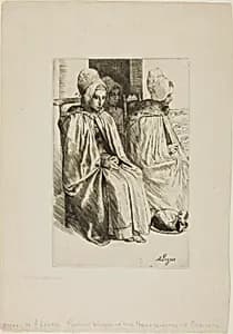 Peasant Women from Near Boulogne by Alphonse Legros