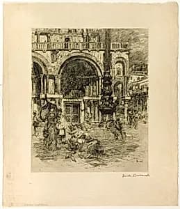 Piazza San Marco by Frank Duveneck