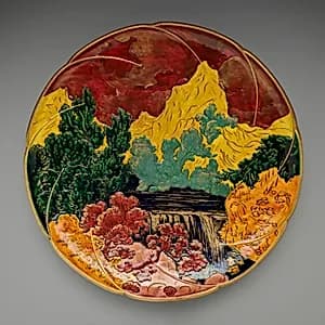 Platter by Félix Henri Bracquemond