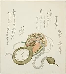 Pocket watch by Utagawa Hiroshige