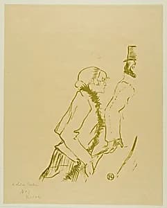 Poor Street-Walker! by Henri de Toulouse-Lautrec