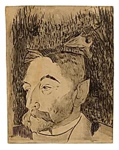 Portrait of Stéphane Mallarmé by Paul Gauguin