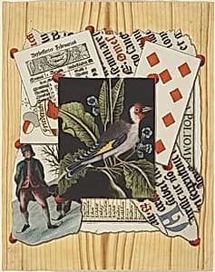 Quodlibet with Goldfinch by Christian Gottlob Winterschmidt