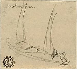 Sailboat by John Sell Cotman