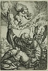 Saint Christopher by Barthel Beham