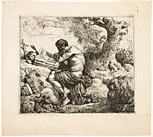 Saint Jerome by Jean-Jacques Lagrenée