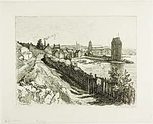 Saint-Servan by Louis Auguste Lepère