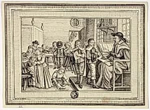 Schoolmaster with Children