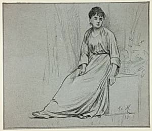 Seated Woman Facing Right
