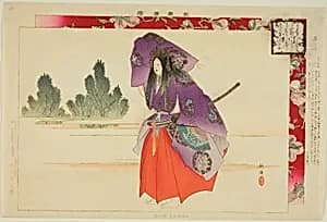 Seiobo, from the series "Pictures of No Performances (Nogaku Zue)" by Tsukioka Kôgyo