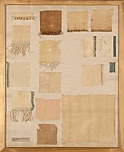 Seventy Mummy Wrapping Fragments by Ancient Egyptian