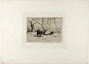Sheep by Charles Émile Jacque