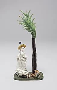 Shepherdess Under a Tree by Unknown