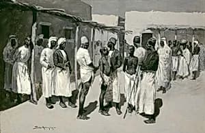 Slave Market by Frederic Remington