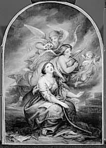 St. Cecilia by Antoine Wiertz