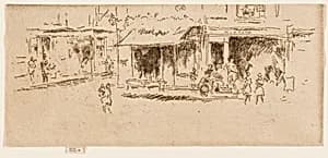 St James's Place, Houndsditch by James McNeill Whistler